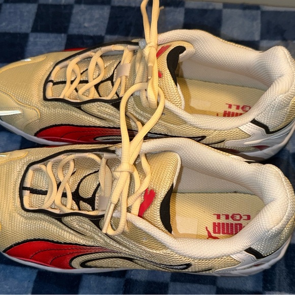 Puma Sneakers in Red and Tan - Picture 3 of 7